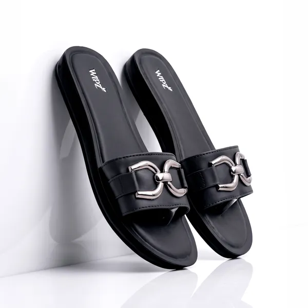Women's_Premium_Horsebit_Broad_Strap_Toe-Ring_Sandal_8045-Black