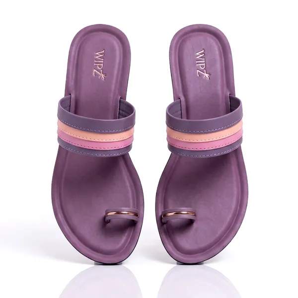 Women's_Stylish_Toe-Ring_Multicolour_Single_Strap_Wedge-Heel_Sandal_7020-Wine