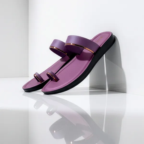 Women's_Stylish_Toe-Ring_Single-Straps_Sandal-8040-Wine