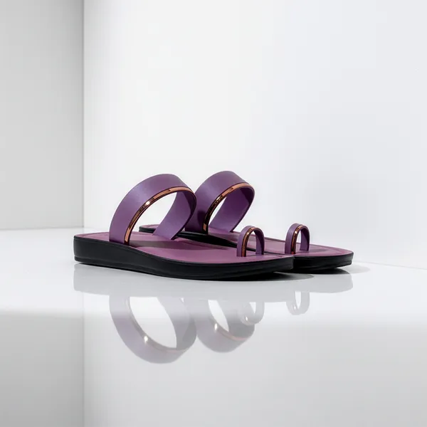 Women's_Stylish_Toe-Ring_Single-Straps_Sandal-8040-Wine