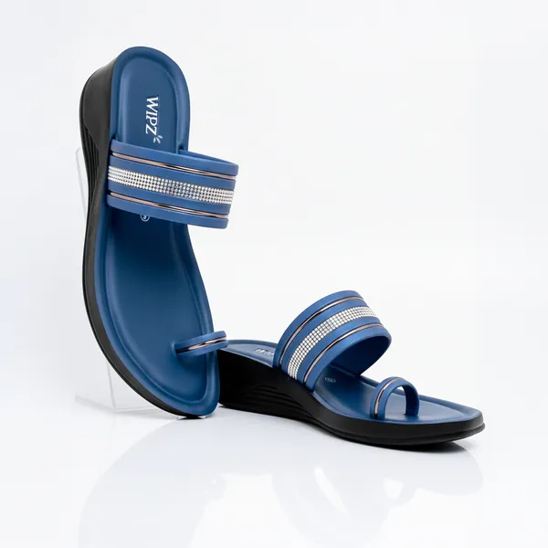 Women's_Stylish_Toe-Ring_Diamond_Strap_Wedge-Heel_Sandal-7024-Blue