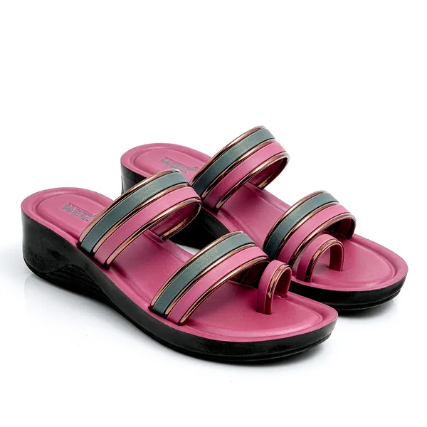 Women's_Stylish_Toe-Ring_Dual-Straps_Wedge-Heel_Sandal-7012-Carrot
