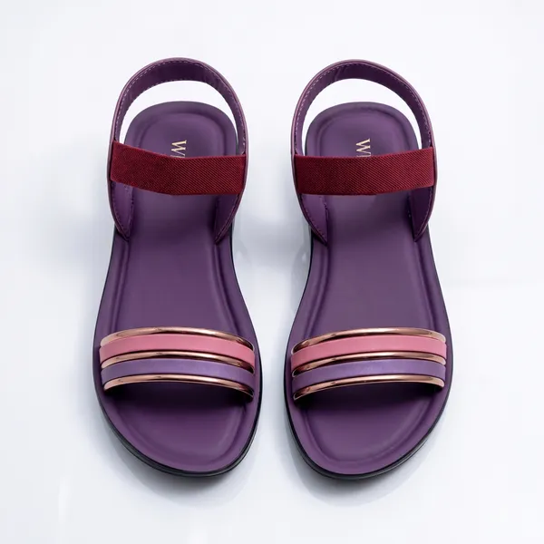 Women's_Stylish_Open-Toe_Dual-Tone_Strap_Backband_Comfort_Sandal-8038-Wine