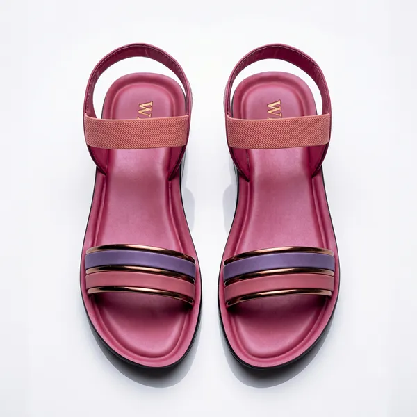 Women's_Stylish_Open-Toe_Dual-Tone_Strap_Backband_Comfort_Sandal-8038-Carrot