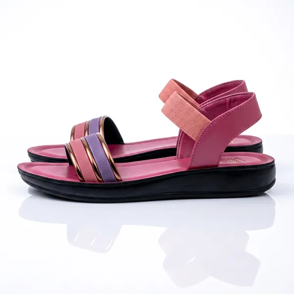 Women's_Stylish_Open-Toe_Dual-Tone_Strap_Backband_Comfort_Sandal-8038-Carrot