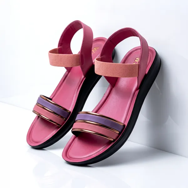 Women's_Stylish_Open-Toe_Dual-Tone_Strap_Backband_Comfort_Sandal-8038-Carrot