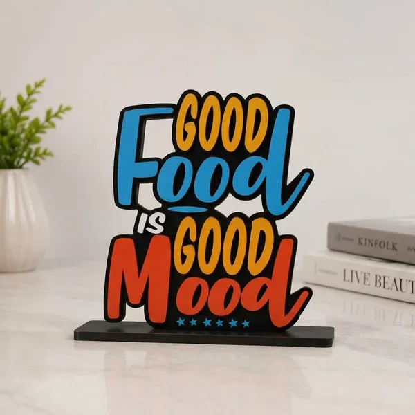 Crystalsign_Wooden_Idol_&_Figurine_Good_Food_is_Good_Mood_Quote_Table_Decor_for_Restaurant_CafâˆšÂ©_|_Office_Desk_Decoration_|_Home_Living_Room_Modern_Art_Showpiece_Gift_Item