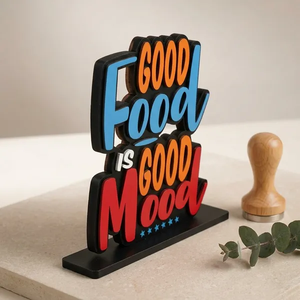 Crystalsign_Wooden_Idol_&_Figurine_Good_Food_is_Good_Mood_Quote_Table_Decor_for_Restaurant_CafâˆšÂ©_|_Office_Desk_Decoration_|_Home_Living_Room_Modern_Art_Showpiece_Gift_Item