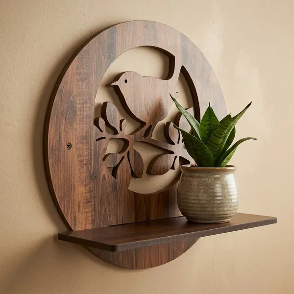 Crystalsing_Rustic_Wooden_Wall_Shelves_Set_of_4_with_Bird_Cut_Design_|_Floating_Wall_Mounted_Decorative_Shelves_for_Living_Room,_Bedroom_&_Office_|_Wall_Display_Rack,_Planter_&_Storage_Organizer
