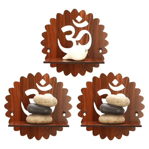 Crystalsing_Rustic_Wooden_Wall_Shelves_Set_of_4_with_OM_Cut_Design_|_Floating_Wall_Mounted_Decorative_Shelves_for_Living_Room,_Bedroom_&_Office_|_Wall_Display_Rack,_Planter_&_Storage_Organizer