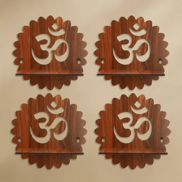 Crystalsing_Rustic_Wooden_Wall_Shelves_Set_of_4_with_OM_Cut_Design_|_Floating_Wall_Mounted_Decorative_Shelves_for_Living_Room,_Bedroom_&_Office_|_Wall_Display_Rack,_Planter_&_Storage_Organizer