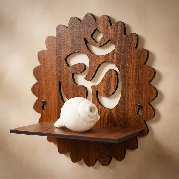 Crystalsing_Rustic_Wooden_Wall_Shelves_Set_of_4_with_OM_Cut_Design_|_Floating_Wall_Mounted_Decorative_Shelves_for_Living_Room,_Bedroom_&_Office_|_Wall_Display_Rack,_Planter_&_Storage_Organizer