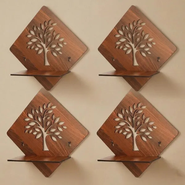 Crystalsing_Rustic_Wooden_Wall_Shelves_Set_of_4_with_Tree_Cut_Design_|_Floating_Wall_Mounted_Decorative_Shelves_for_Living_Room,_Bedroom_&_Office_|_Wall_Display_Rack,_Planter_&_Storage_Organizer