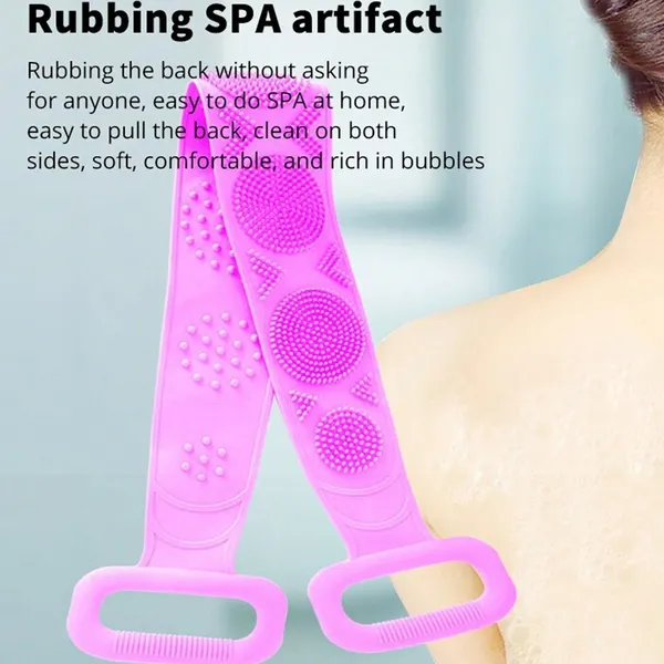 premioum_Pink_Bathing_&_Back_Cleaning_Silicone_Bath_Scrubber