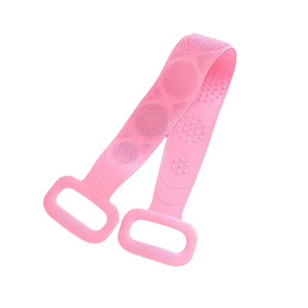 premioum_Pink_Bathing_&_Back_Cleaning_Silicone_Bath_Scrubber
