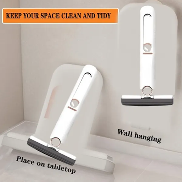 White_And_Black_Floor_Mop_Stainless_Steel,Cotton_Microfiber_Blend_Floor_Mop