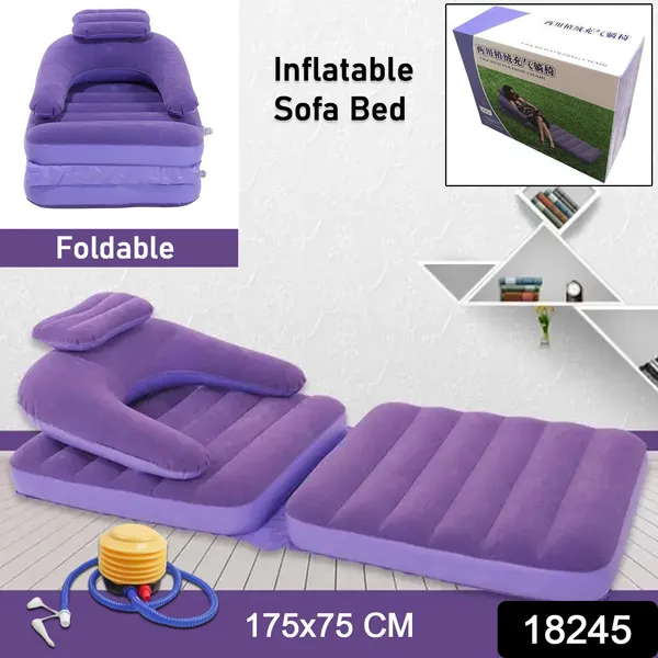 Purple_Air_Mattress_Lounger_Polyvinyl_Chloride_(Pvc)_Inflatable_Sofa