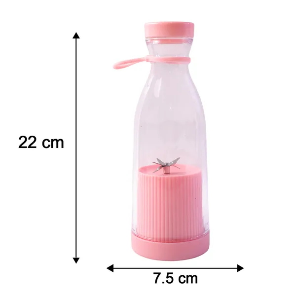 Pink_And_Clear_Juicer_Blender_Bottle_Plastic_Portable_Juicer