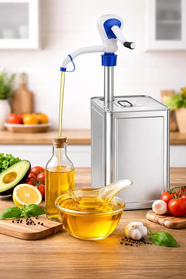 Locunary_Oil_Dispenser_Pump_For_Kitchen_Bottle_Precise_Pouring_Oil_Pourer_For_Olive_Ghee_Leakproof_Plastic_Pump_With_Stainless_Steel_Pipe_Fits_500ml_1l_5l_Oil_Can_Jar_Container_Mess_Free_Drip_Free_Smooth_Pump_Action_For_Everyday_Kitchen_Use