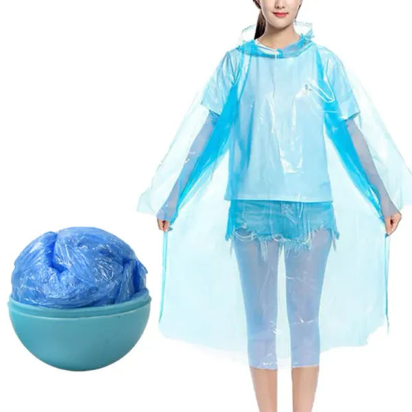 Disposable_Raincoat_for_Kids_with_Hood_and_Attachable_Round_Case,_Clear_Plastic_Raincoats_for_Emergency,_Girls,_Boys_Disposable_Emergency_Ball_Raincoat_For_Traveling_and_Outdoor_Activities_(1_Pc_/_Multicolor)