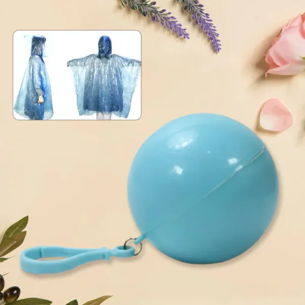 Disposable_Raincoat_for_Kids_with_Hood_and_Attachable_Round_Case,_Clear_Plastic_Raincoats_for_Emergency,_Girls,_Boys_Disposable_Emergency_Ball_Raincoat_For_Traveling_and_Outdoor_Activities_(1_Pc_/_Multicolor)