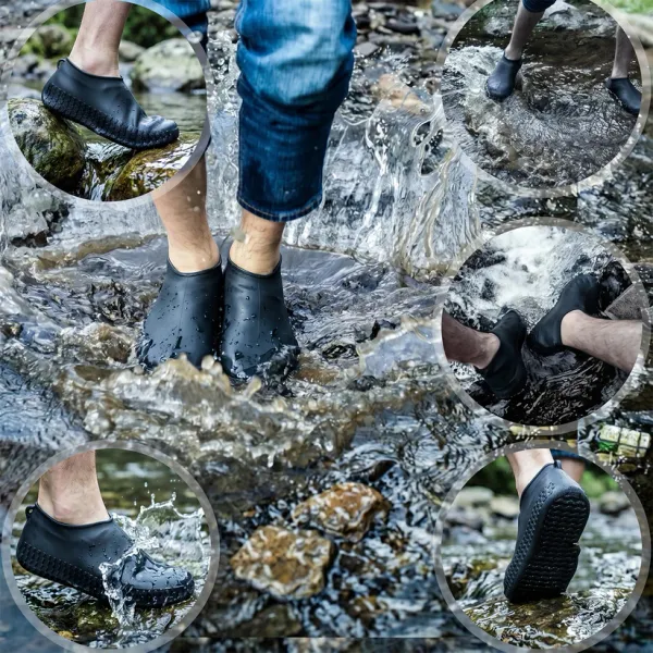 Grey_Reusable_Silicone_Waterproof_Shoe_Covers_|_Non-Slip_Rain_Boot_Covers_(1_Pair)_|_Foldable_Overshoes_for_Men_&_Women