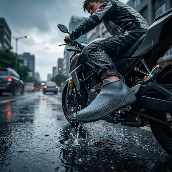 Grey_Reusable_Silicone_Waterproof_Shoe_Covers_|_Non-Slip_Rain_Boot_Covers_(1_Pair)_|_Foldable_Overshoes_for_Men_&_Women