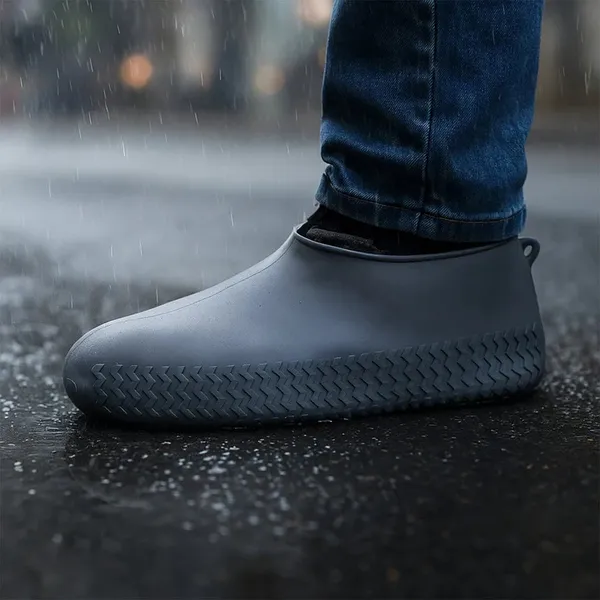 Grey_Reusable_Silicone_Waterproof_Shoe_Covers_|_Non-Slip_Rain_Boot_Covers_(1_Pair)_|_Foldable_Overshoes_for_Men_&_Women