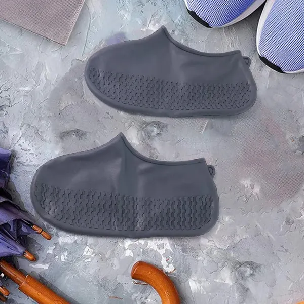 Grey_Reusable_Silicone_Waterproof_Shoe_Covers_|_Non-Slip_Rain_Boot_Covers_(1_Pair)_|_Foldable_Overshoes_for_Men_&_Women