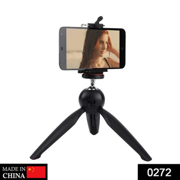 Black_Mobile_&_Camera_Support_Aluminum_/_Plastic_Mini_Tripod