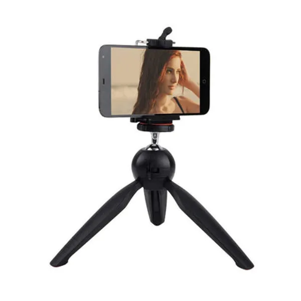 Black_Mobile_&_Camera_Support_Aluminum_/_Plastic_Mini_Tripod