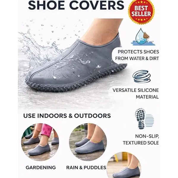 Grey_Reusable_Silicone_Waterproof_Shoe_Covers_|_Non-Slip_Rain_Boot_Covers_(1_Pair)_|_Foldable_Overshoes_for_Men_&_Women