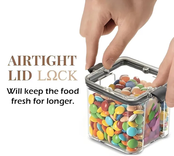 Airtight_Food_Storage_Containers_540ml_Each,_Set_of_2_|_BPA-Free_Transparent_Kitchen_Containers_with_Secure_Press-Lock_Lids_|_Stackable_Food_Organizer_for_Snacks,_Dry_Fruits,_Pulses_&_Leftovers