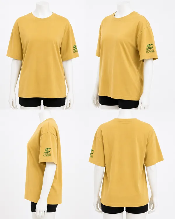 Yellow_Cotton_Oversized_T-Shirt_For_Women