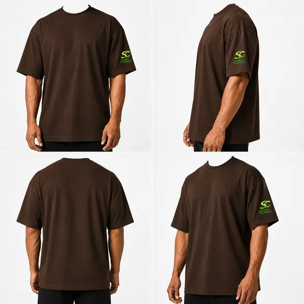 Brown_Cotton_Short_Sleeve_T-Shirt