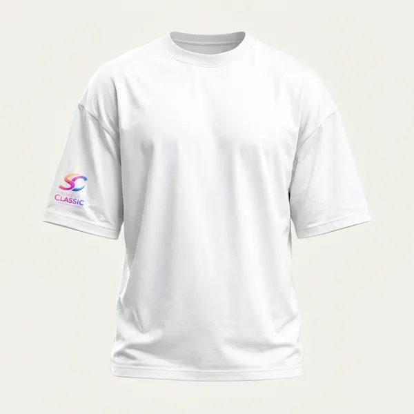 White_Cotton_Relaxed_Fit_T-Shirt_For_Unisex
