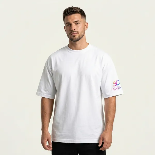 White_Cotton_Relaxed_Fit_T-Shirt_For_Unisex