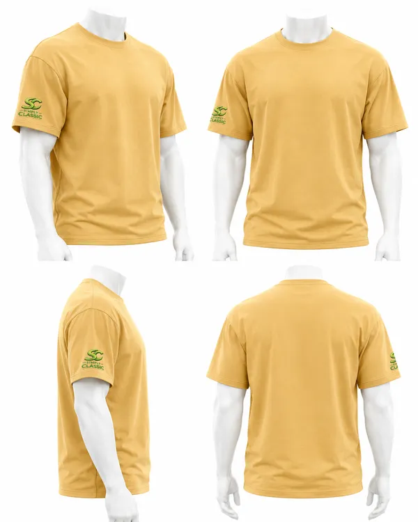 Yellow_Cotton_Relaxed_Fit_T-Shirt_For_Unisex