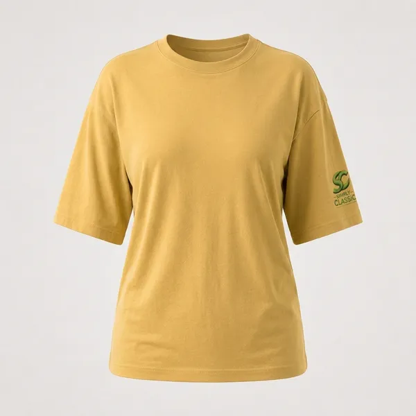 Yellow_Cotton_Oversized_T-Shirt_For_Women