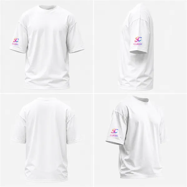 White_Cotton_Relaxed_Fit_T-Shirt_For_Unisex