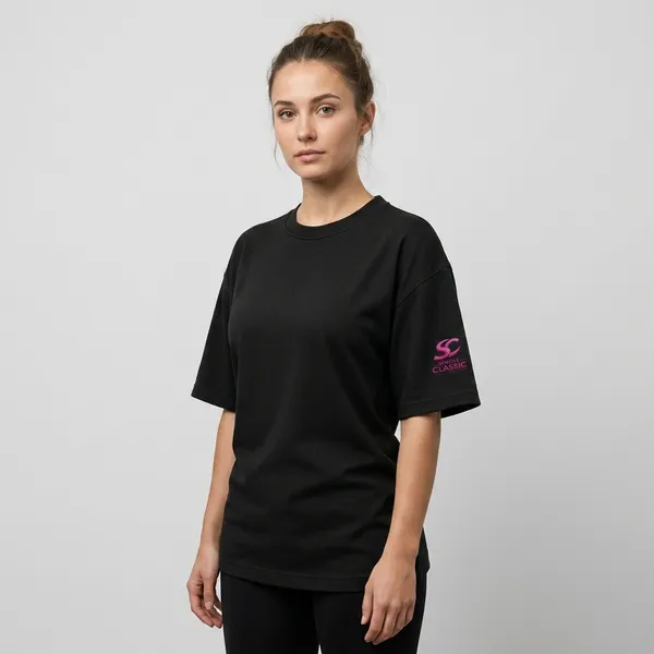 Black_Cotton_Oversized_Logo_T-Shirt_For_Women