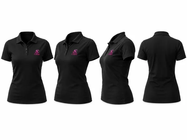 Black_Cotton_Classic_Fit_Polo_T-Shirt_For_Women