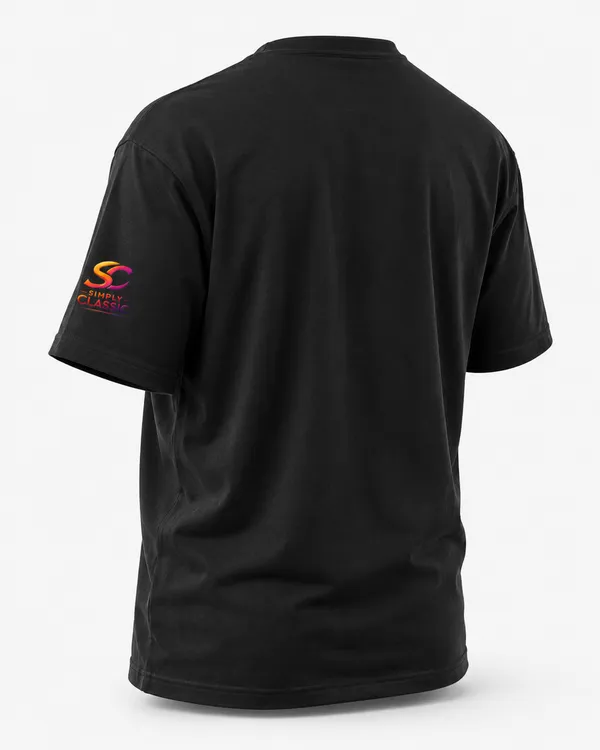 Black_Cotton_Crew_Neck_T-Shirt_For_Unisex