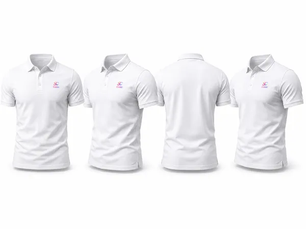 White_Cotton_Classic_Fit_Polo_T-Shirt_For_Unisex