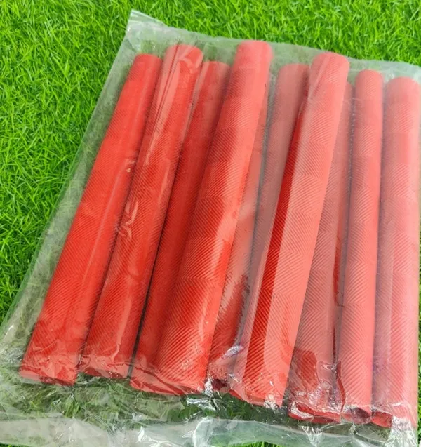 Red_Textured_Cricket_Bat_Grip_(Pack_Of_12)