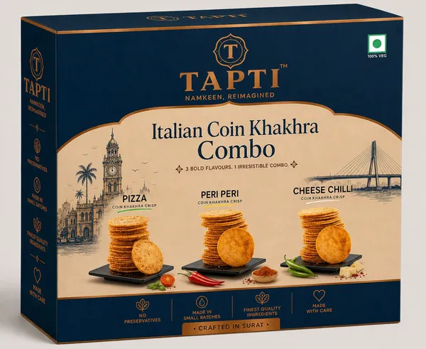 Italian_Coin_Khakhra_Combo_-_Pizza,_Peri_Peri,_Cheese_Chilli