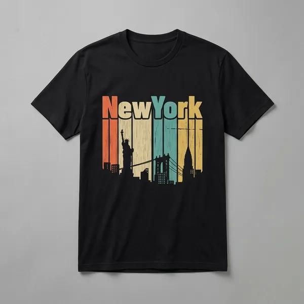 Retro_New_York_skyline_design