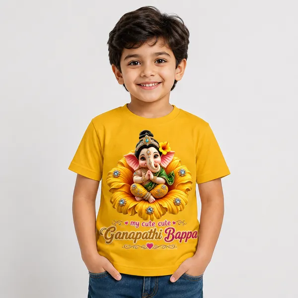 Cute_Baby_Ganesha_on_a_Golden_Blossom