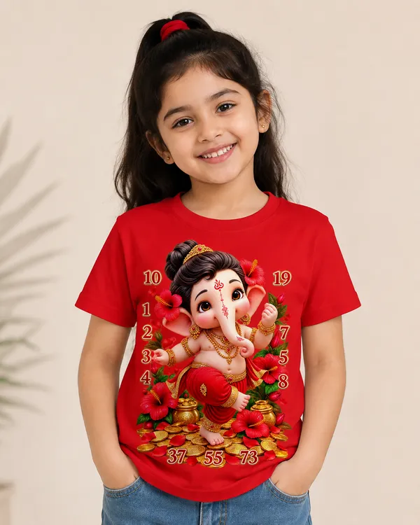 Festive_Baby_Ganesha_with_Flowers_and_Coins