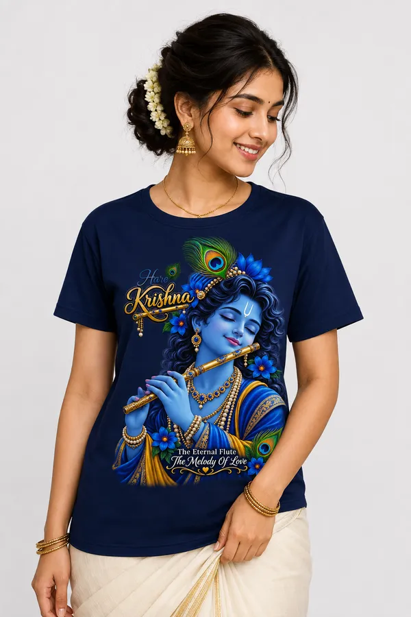 Krishna_Melody_Traditional_T-Shirt